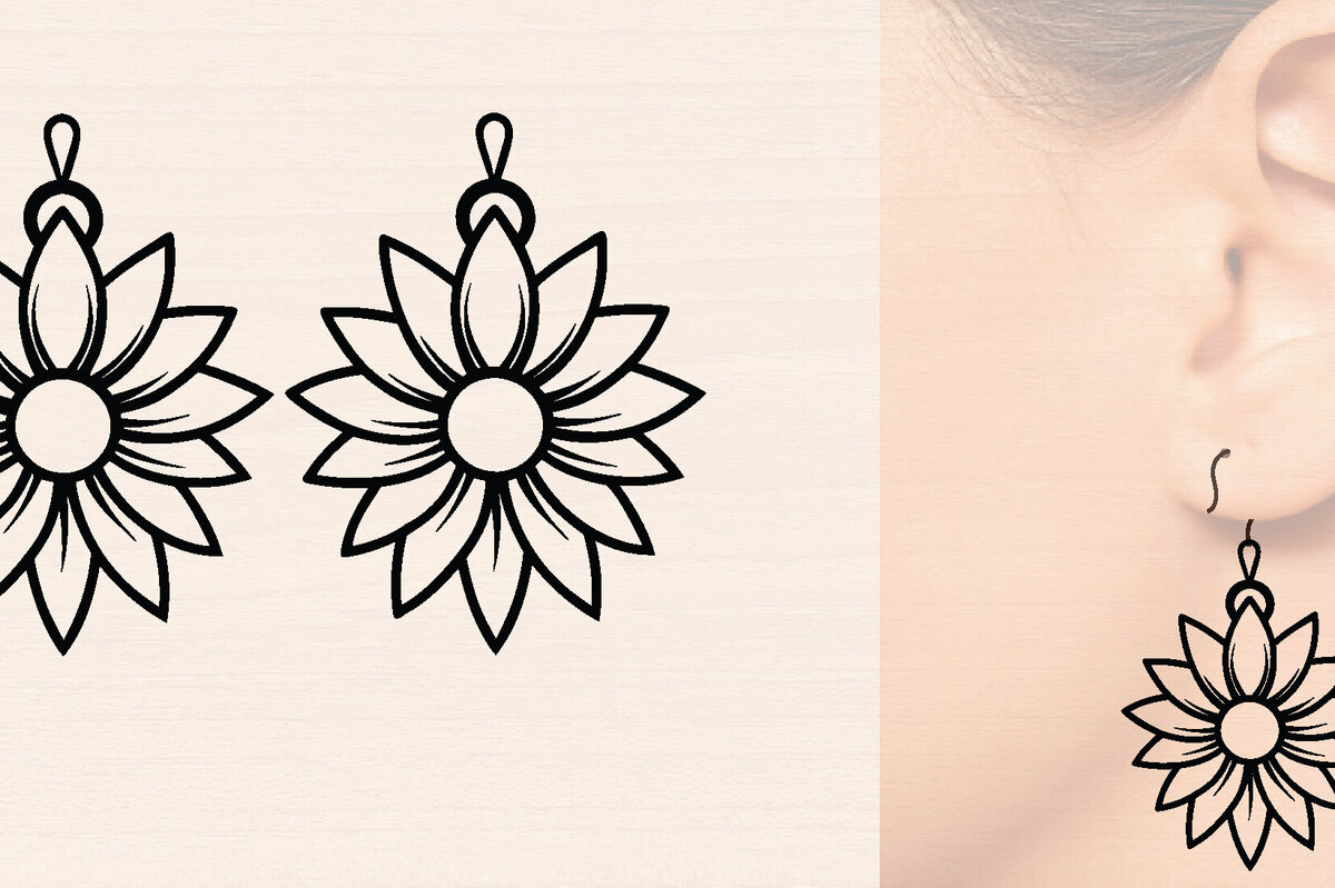 Σετ των 3 Intra απο ξύλο plywood 3mm-4mm πάχος – Μοντέρνα Ξύλινα Σκουλαρίκια Δίασταση  5x5 cm INTRAFABR-116361393