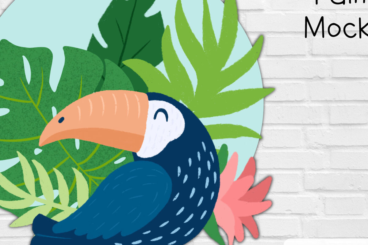 Σετ των 2 Intra απο ξύλο plywood 3mm-4mm πάχος – Αρχείο κοπής με λέιζερ Tropical Bird Δίασταση  20x20 cm INTRAFABR-66788141