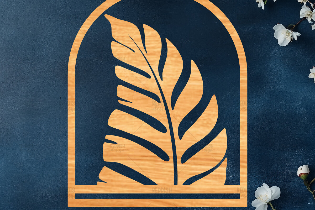 Σετ των 2 Intra απο ξύλο plywood 3mm-4mm πάχος – Tropical Macrame Holder Cut Laser Δίασταση  20x20 cm INTRAFABR-122193327