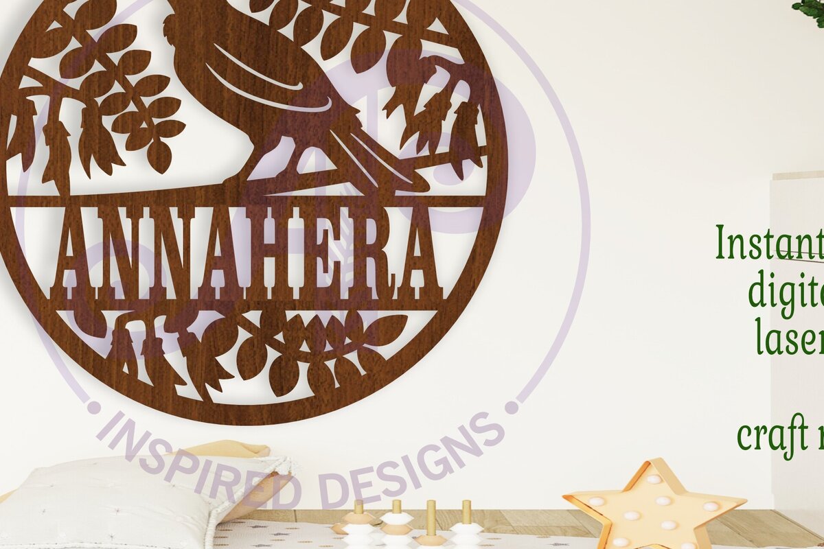 Σετ των 2 Intra απο ξύλο plywood 3mm-4mm πάχος – Πινακίδα Tui New Zealand με θέμα το όνομα Δίασταση  20x20 cm INTRAFABR-106764961