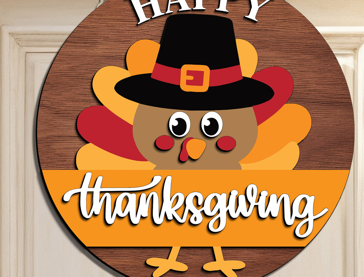 Σετ των 2 Intra απο ξύλο plywood 3mm-4mm πάχος – Κρεμάστρα πόρτας γαλοπούλας κομμένο αρχείο Δίασταση  20x20 cm INTRAFABR-110613894