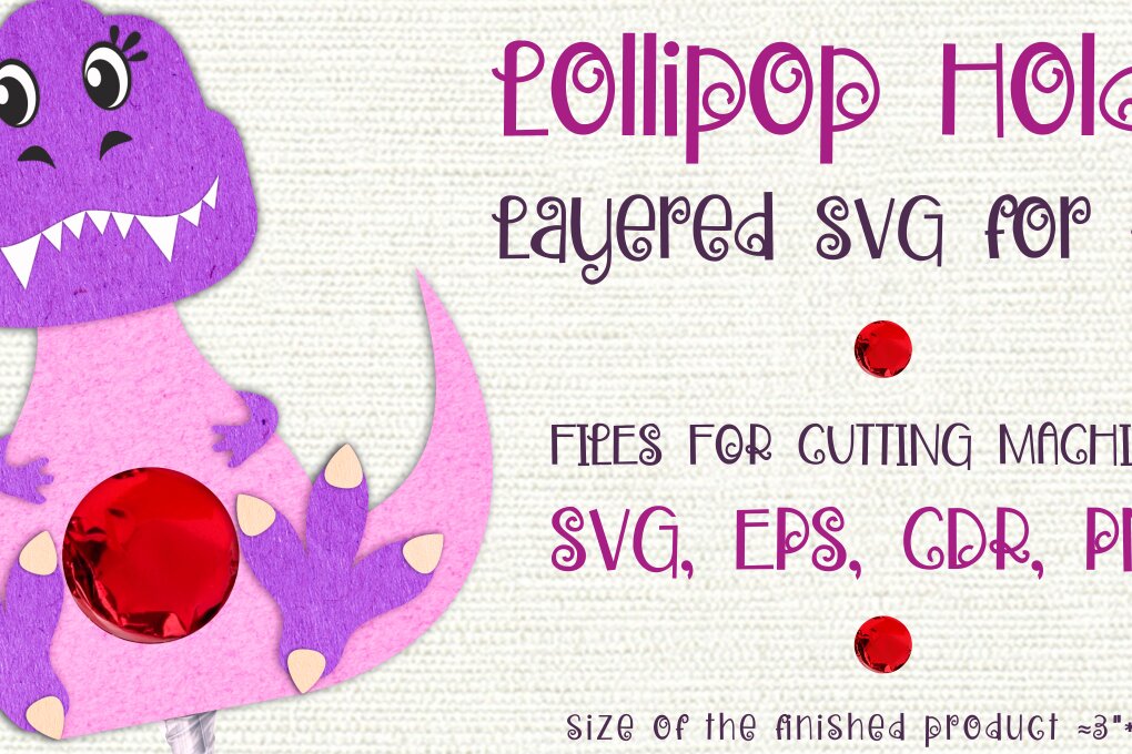 Σετ των 2 Intra απο ξύλο plywood 3mm-4mm πάχος – Πρότυπο θήκης Tyrannosaurus-Lollipop Δίασταση  20x20 cm INTRAFABR-8857763