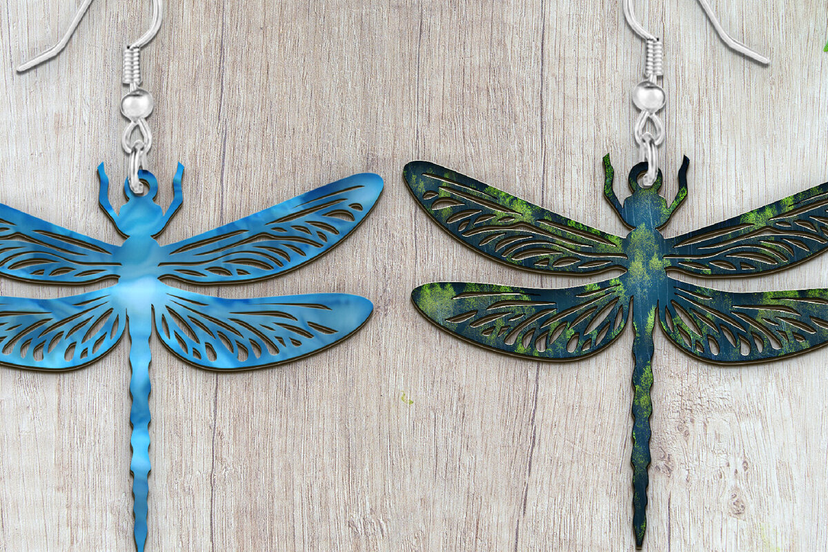 Σετ των 3 Intra απο ξύλο plywood 3mm-4mm πάχος – Σκουλαρίκια Unicorn. Σκουλαρίκι Boho Δίασταση  5x5 cm INTRAFABR-120803441