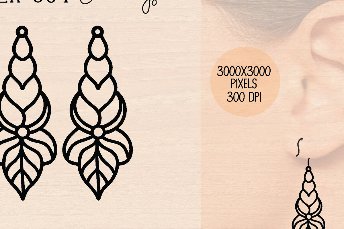 Σετ των 3 Intra απο ξύλο plywood 3mm-4mm πάχος – Ξύλινα σκουλαρίκια Unicorn Δίασταση  5x5 cm INTRAFABR-120601676