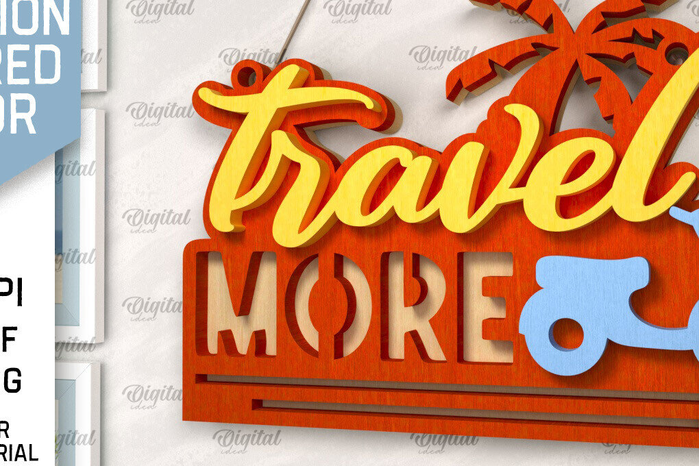 Σετ των 2 Intra απο ξύλο plywood 3mm-4mm πάχος – Διακοπές με στρώσεις διακόσμηση με λέιζερ Δίασταση  20x20 cm INTRAFABR-99068354