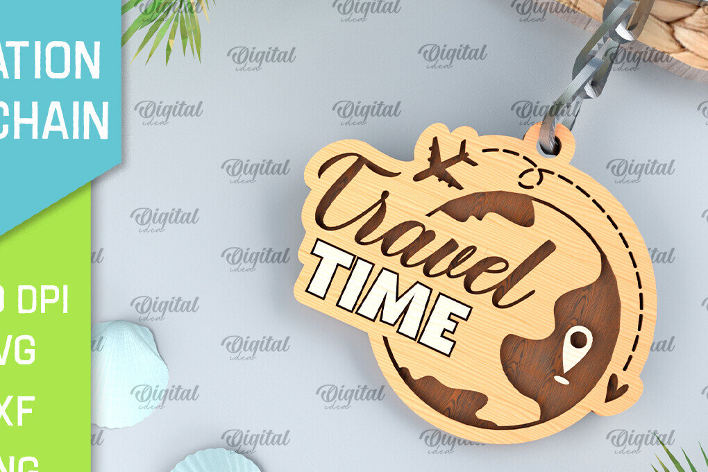 Σετ των 3 Intra απο ξύλο plywood 3mm-4mm πάχος – Ξύλινο μπρελόκ για διακοπές με λέιζερ Δίασταση  5x5 cm INTRAFABR-99395023