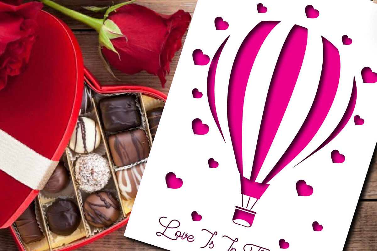 Σετ των 2 Intra απο ξύλο plywood 3mm-4mm πάχος – Κάρτα Αγίου Βαλεντίνου Δίασταση  20x20 cm INTRAFABR-56667511