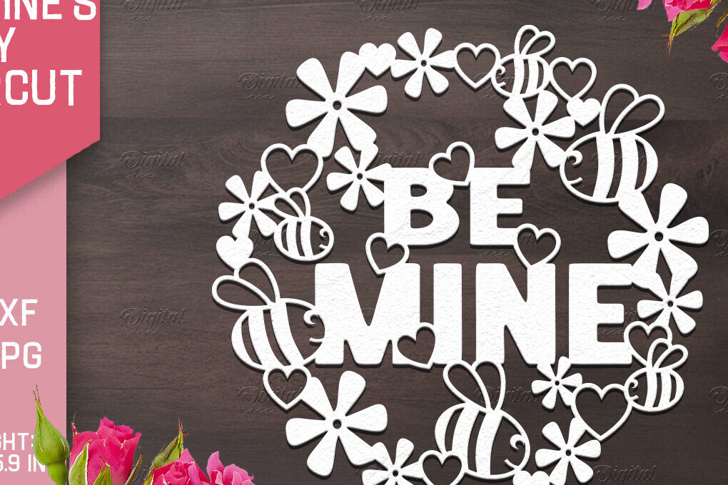 Σετ των 2 Intra απο ξύλο plywood 3mm-4mm πάχος – Χαρτόκοψη για την ημέρα του Αγίου Βαλεντίνου. Αποσπάσματα αγάπης Δίασταση  20x20 cm INTRAFABR-85771994