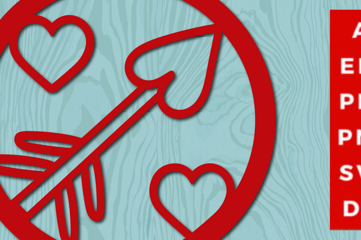 Σετ των 2 Intra απο ξύλο plywood 3mm-4mm πάχος – Valentine Decor Laser/χάρτινο Cut/dxf Δίασταση  20x20 cm INTRAFABR-22552269