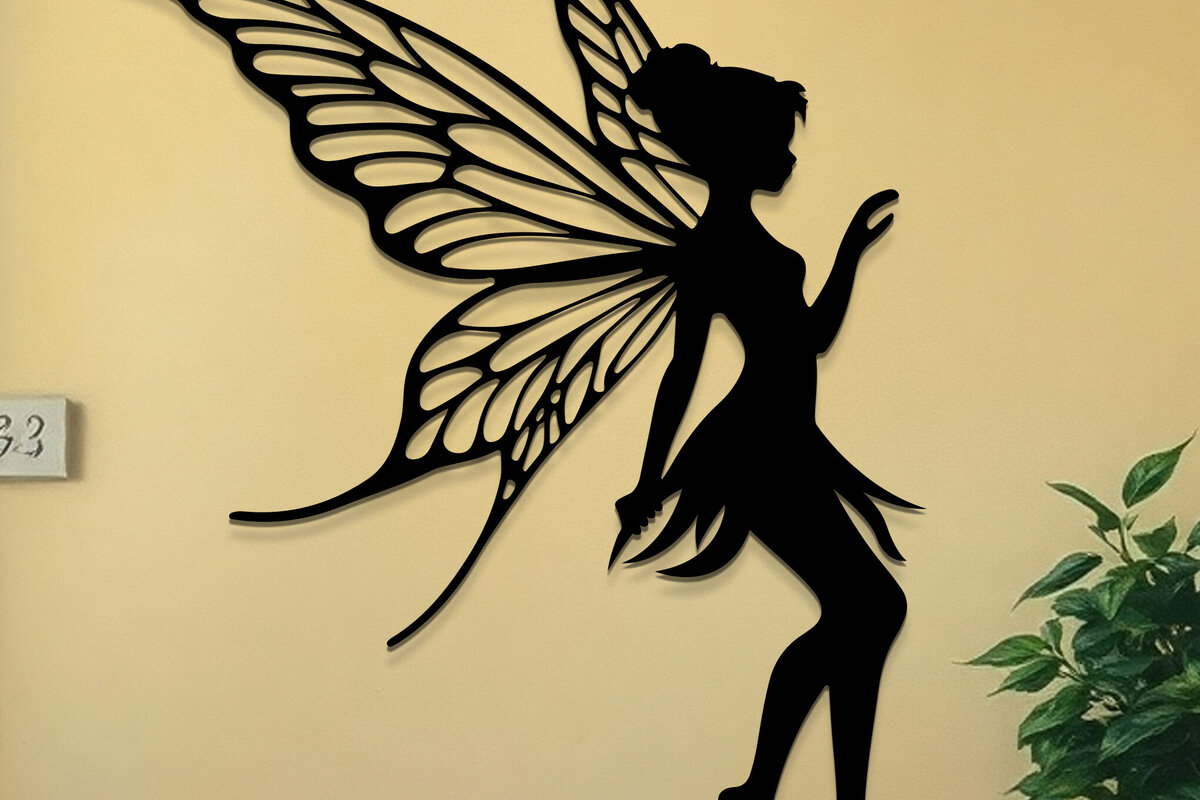 Σετ των 2 Intra απο ξύλο plywood 3mm-4mm πάχος – Valentine Fairy Δίασταση  20x20 cm INTRAFABR-114385298