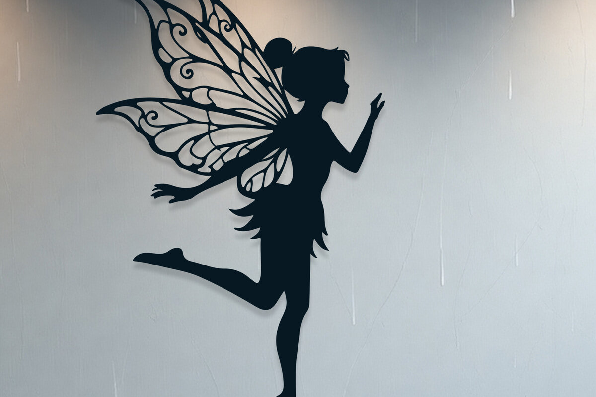 Σετ των 2 Intra απο ξύλο plywood 3mm-4mm πάχος – Valentine Fairy Δίασταση  20x20 cm INTRAFABR-114306314