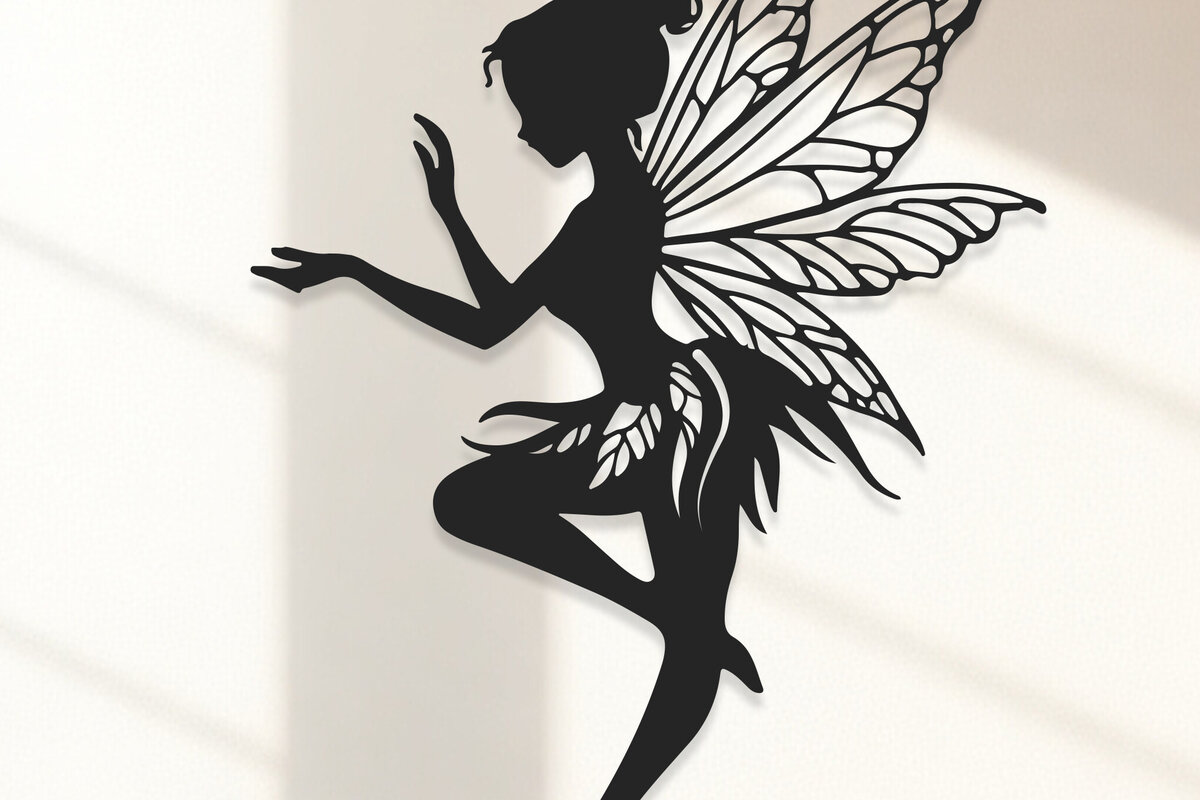 Σετ των 2 Intra απο ξύλο plywood 3mm-4mm πάχος – Valentine Fairy Δίασταση  20x20 cm INTRAFABR-114306335