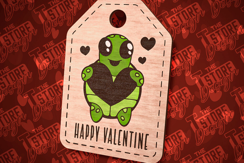 Σετ των 2 Intra απο ξύλο plywood 3mm-4mm πάχος – Δώρο Αγίου Βαλεντίνου  κοπής με λέιζερ |CNC Δίασταση  20x20 cm INTRAFABR-85205817