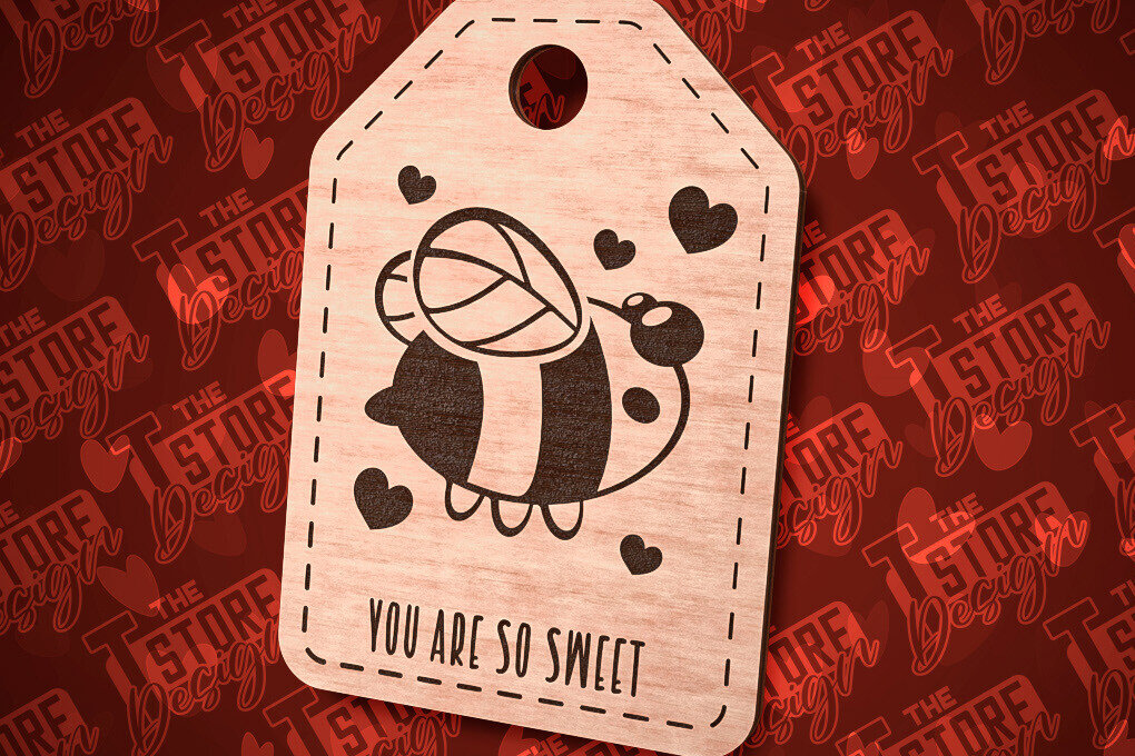 Σετ των 2 Intra απο ξύλο plywood 3mm-4mm πάχος – Δώρο Αγίου Βαλεντίνου  κοπής με λέιζερ |CNC Δίασταση  20x20 cm INTRAFABR-85205834