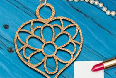 Σετ των 3 Intra απο ξύλο plywood 3mm-4mm πάχος – Μπρελόκ Valentine Δίασταση  5x5 cm INTRAFABR-86412140