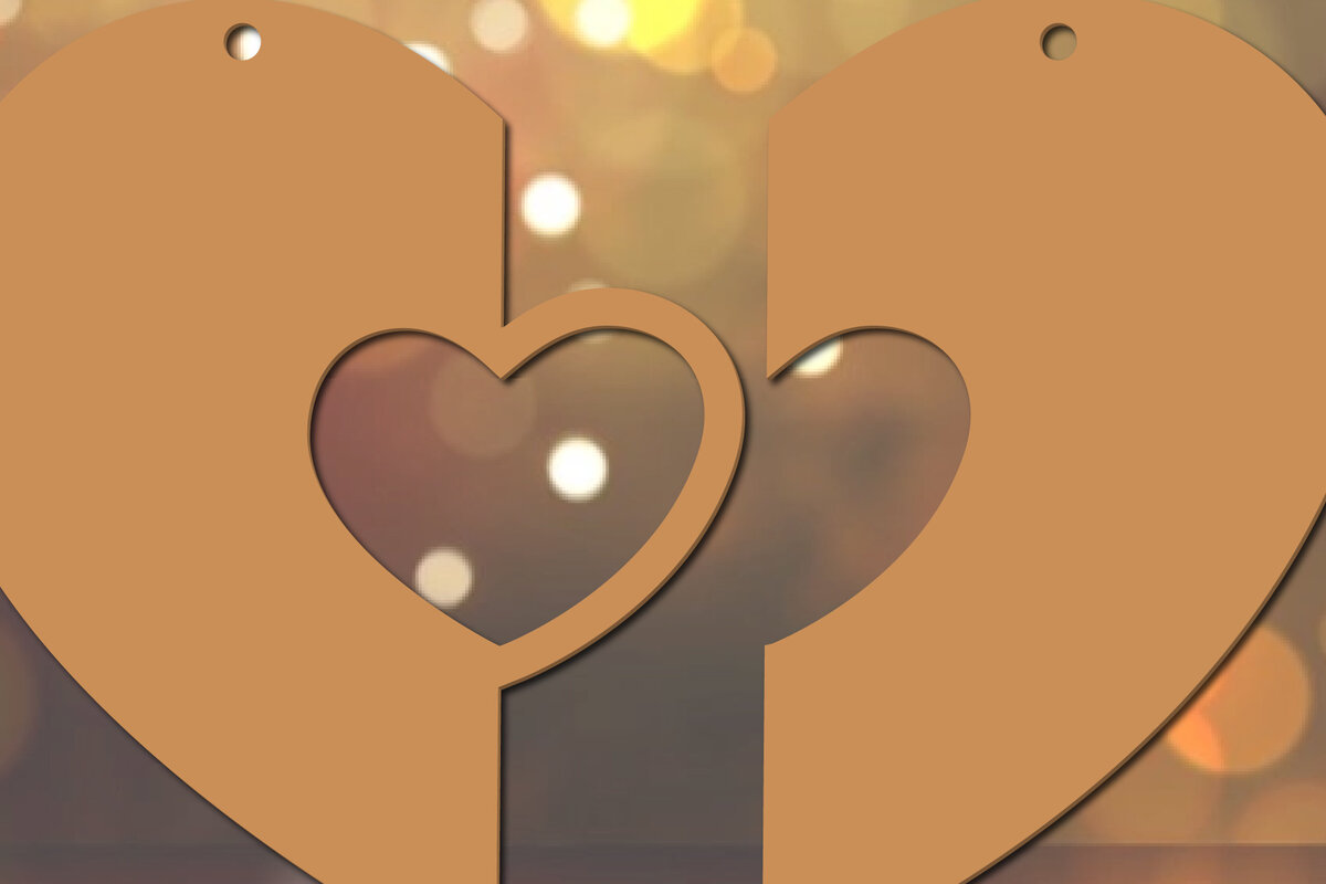 Σετ των 3 Intra απο ξύλο plywood 3mm-4mm πάχος – Μπρελόκ Valentine Μπρελόκ με Δίασταση  5x5 cm INTRAFABR-21353234