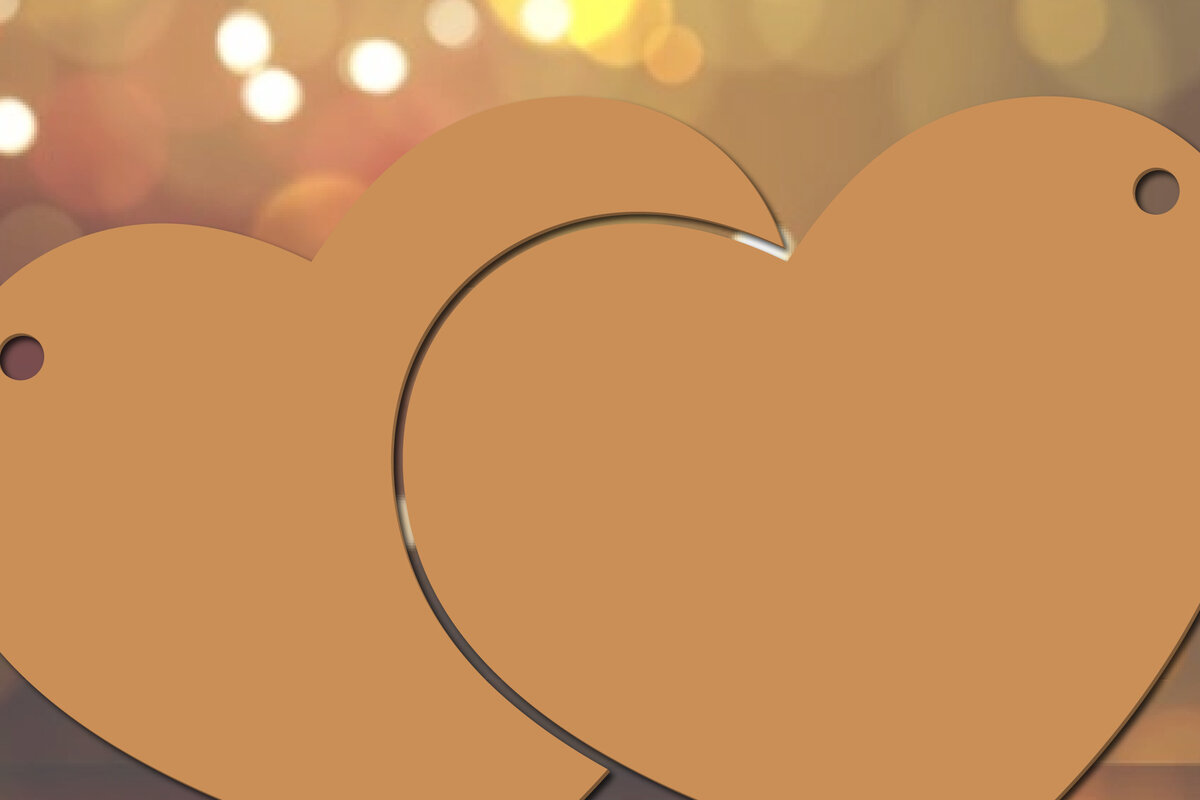 Σετ των 3 Intra απο ξύλο plywood 3mm-4mm πάχος – Μπρελόκ Valentine Μπρελόκ με Δίασταση  5x5 cm INTRAFABR-21335383