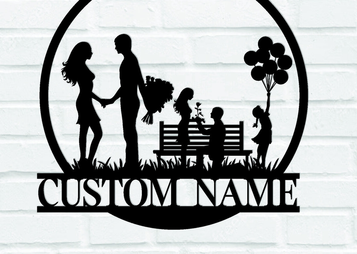 Σετ των 2 Intra απο ξύλο plywood 3mm-4mm πάχος – Μεταλλικά σημάδια Αγίου Βαλεντίνου Δίασταση  20x20 cm INTRAFABR-111526443