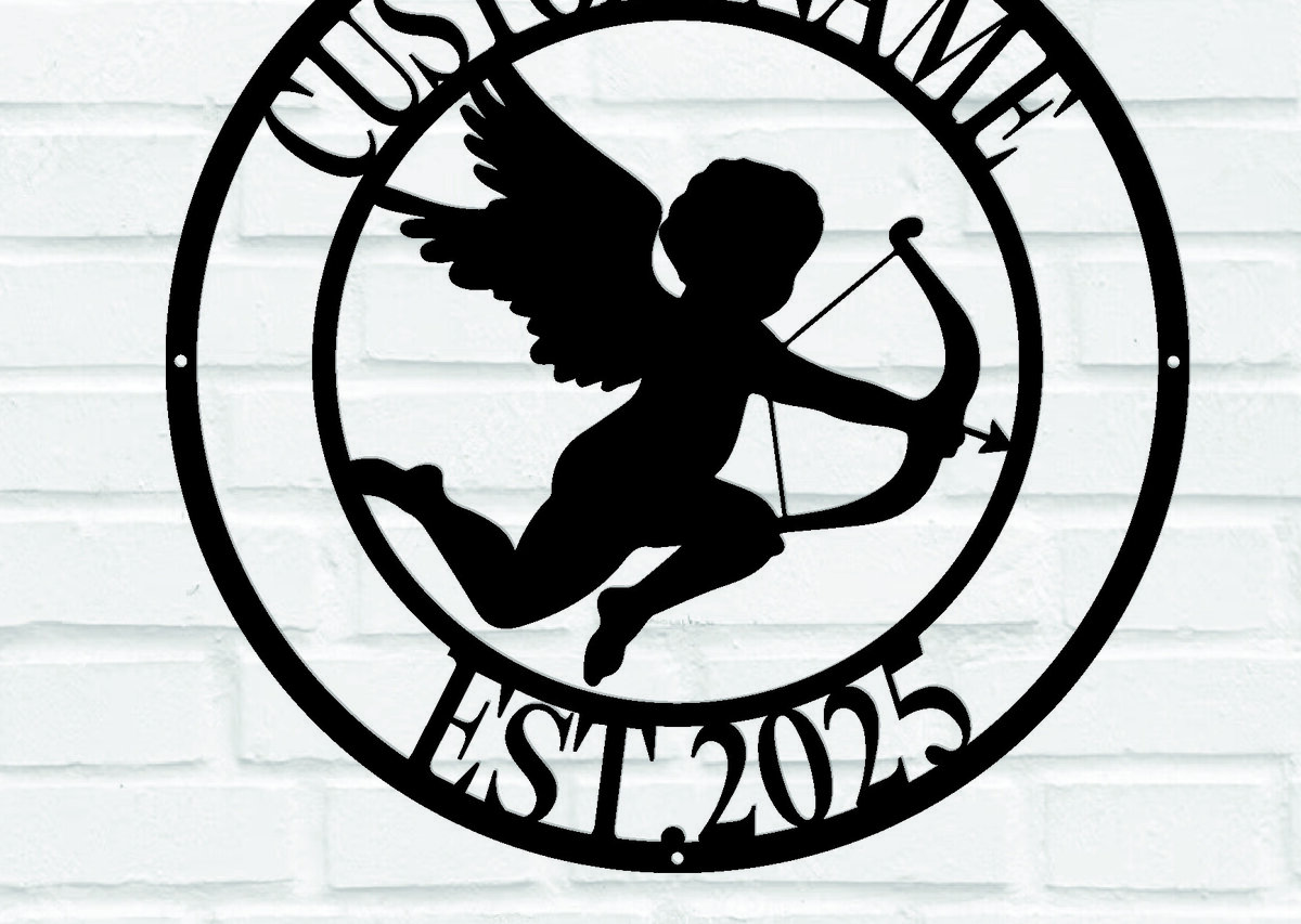 Σετ των 2 Intra απο ξύλο plywood 3mm-4mm πάχος – Μεταλλικά σημάδια Αγίου Βαλεντίνου Δίασταση  20x20 cm INTRAFABR-111530799