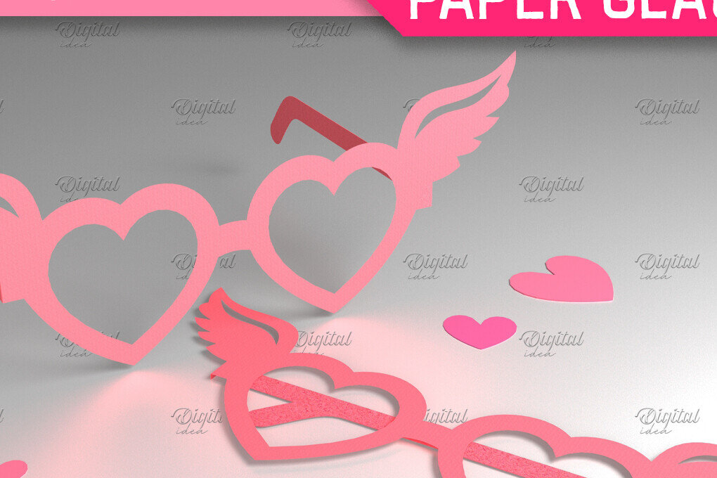 Σετ των 2 Intra απο ξύλο plywood 3mm-4mm πάχος – Χάρτινα ποτήρια Valentine. Photo Props Δίασταση  20x20 cm INTRAFABR-85137263