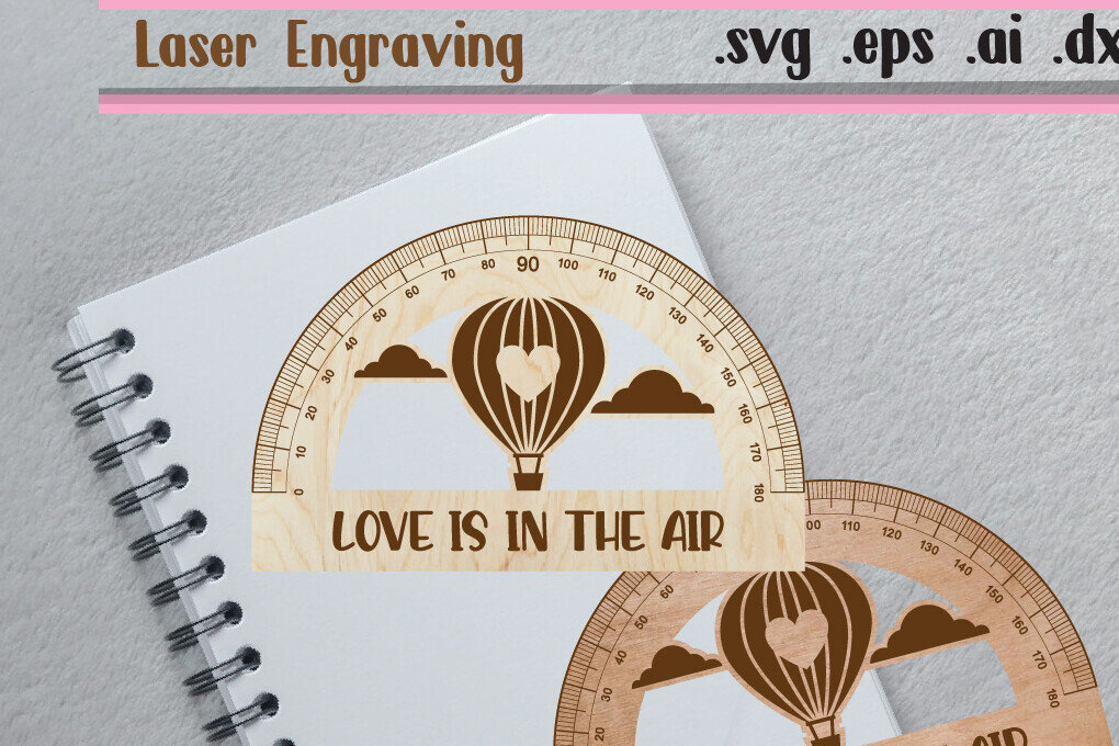 Σετ των 2 Intra απο ξύλο plywood 3mm-4mm πάχος – Valentine Ruler Arch - Ruler Protactor Δίασταση  20x20 cm INTRAFABR-113620503