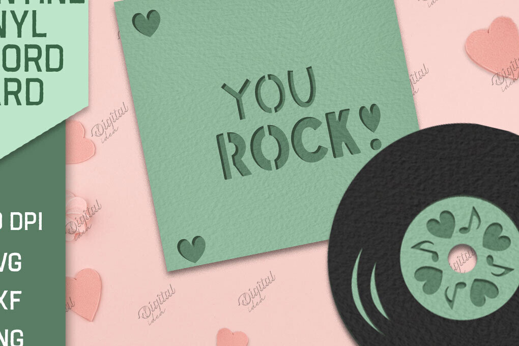 Σετ των 2 Intra απο ξύλο plywood 3mm-4mm πάχος – Χαρτί κοπής καρτών βινυλίου Valentine Δίασταση  20x20 cm INTRAFABR-85067227