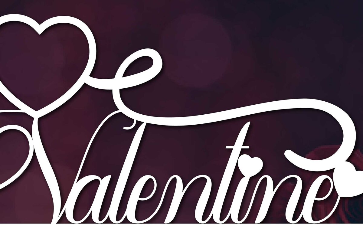 Σετ των 2 Intra απο ξύλο plywood 3mm-4mm πάχος – Σημάδι καλωσορίσματος Αγίου Βαλεντίνου Δίασταση  20x20 cm INTRAFABR-60395516