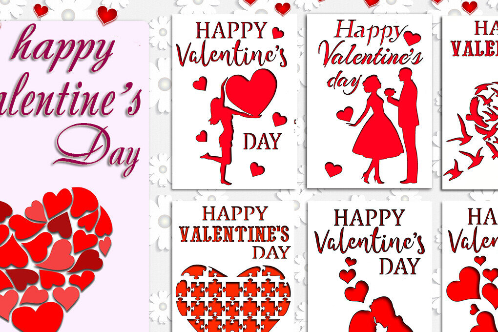 Σετ των 2 Intra απο ξύλο plywood 3mm-4mm πάχος – Πακέτο καρτών Αγίου Βαλεντίνου Δίασταση  20x20 cm INTRAFABR-89362094