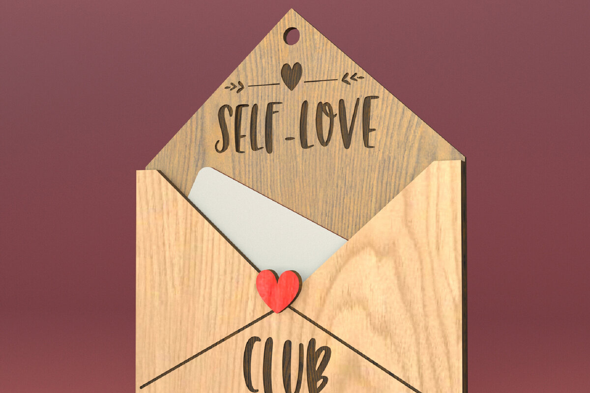 Σετ των 2 Intra απο ξύλο plywood 3mm-4mm πάχος – Ημέρα του Αγίου Βαλεντίνου. Θήκη 3D δωροκάρτας Δίασταση  20x20 cm INTRAFABR-82897571