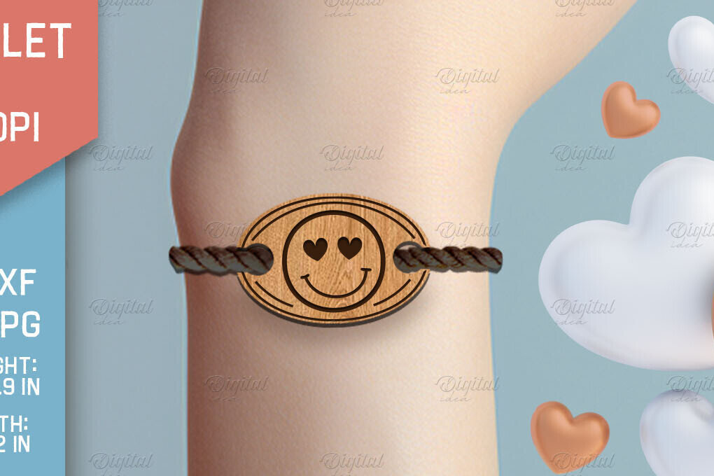 Σετ των 3 Intra απο ξύλο plywood 3mm-4mm πάχος – Βραχιόλι του Αγίου Βαλεντίνου με Δίασταση  20x20 cm INTRAFABR-85705527