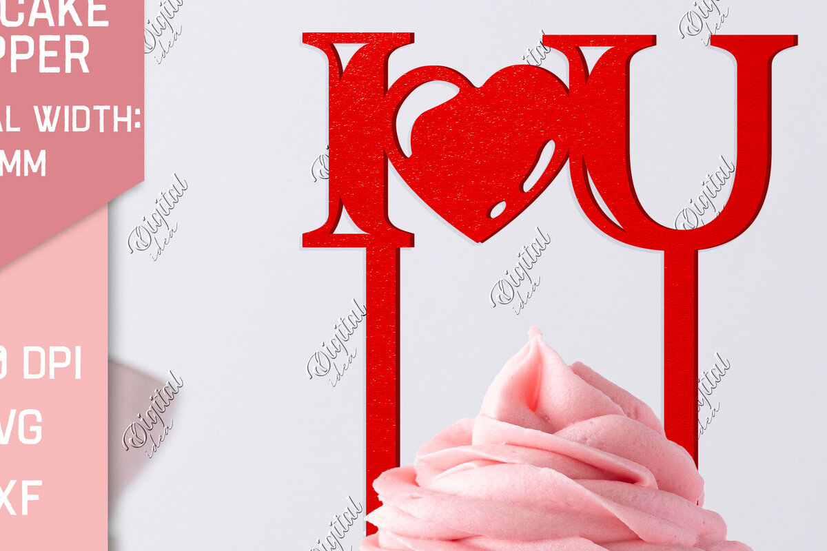 Σετ των 2 Intra απο ξύλο plywood 3mm-4mm πάχος – Τούρτα για την ημέρα του Αγίου Βαλεντίνου. Αγαπήστε το Δίασταση  20x20 cm INTRAFABR-83943104