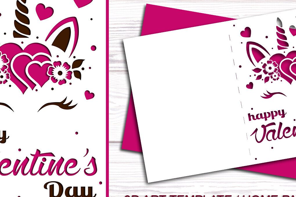 Σετ των 2 Intra απο ξύλο plywood 3mm-4mm πάχος – Πρότυπα κοπής καρτών για την ημέρα του Αγίου Βαλεντίνου Δίασταση  20x20 cm INTRAFABR-88374741