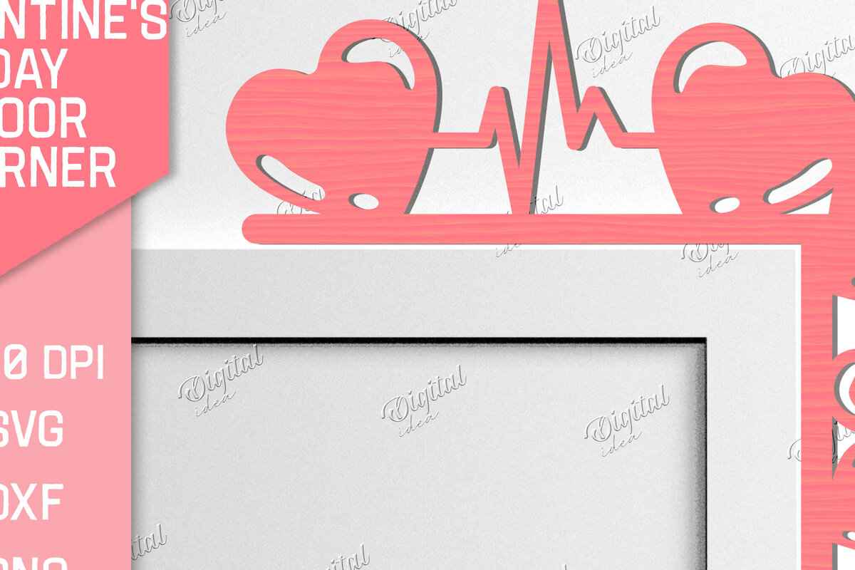 Σετ των 2 Intra απο ξύλο plywood 3mm-4mm πάχος – Γωνιακή για την ημέρα του Αγίου Βαλεντίνου Δίασταση  20x20 cm INTRAFABR-84668406