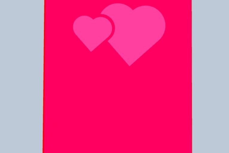 Σετ των 2 Intra απο ξύλο plywood 3mm-4mm πάχος – Ευχετήρια κάρτα για την ημέρα του Αγίου Βαλεντίνου Δίασταση  20x20 cm INTRAFABR-57622587