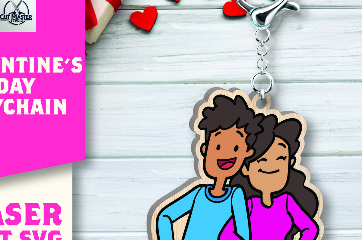 Σετ των 3 Intra απο ξύλο plywood 3mm-4mm πάχος – Μπρελόκ για την Ημέρα του Αγίου Βαλεντίνου Δίασταση  5x5 cm INTRAFABR-109702315