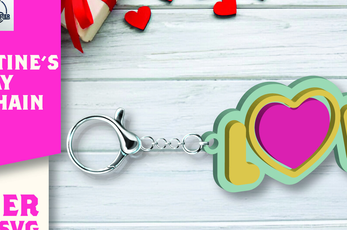 Σετ των 3 Intra απο ξύλο plywood 3mm-4mm πάχος – Μπρελόκ για την Ημέρα του Αγίου Βαλεντίνου Δίασταση  5x5 cm INTRAFABR-109753124