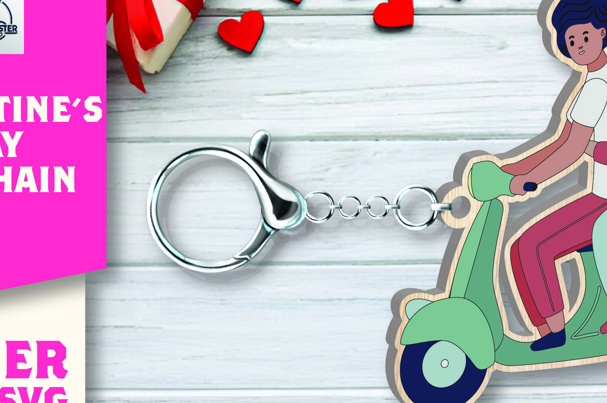 Σετ των 3 Intra απο ξύλο plywood 3mm-4mm πάχος – Μπρελόκ για την Ημέρα του Αγίου Βαλεντίνου Δίασταση  5x5 cm INTRAFABR-109753182