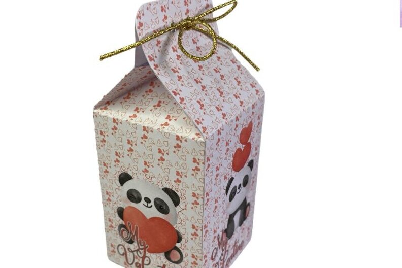 Σετ των 2 Intra απο ξύλο plywood 3mm-4mm πάχος – Πρότυπο κιβωτίου γάλακτος για την ημέρα του Αγίου Βαλεντίνου Δίασταση  20x20 cm INTRAFABR-57971329