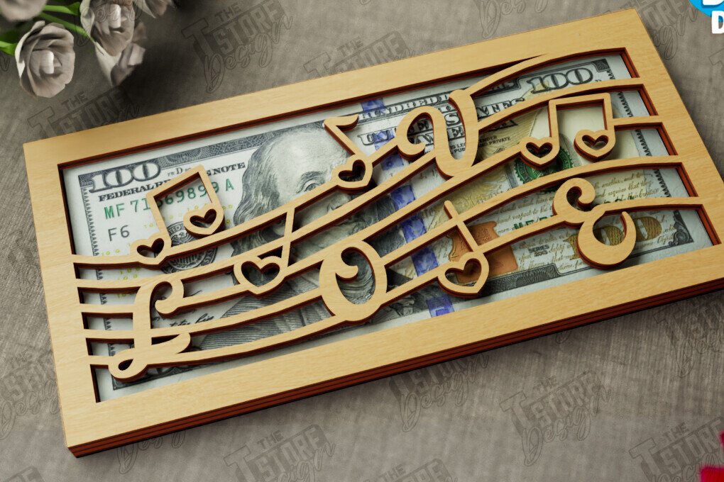 Σετ των 2 Intra απο ξύλο plywood 3mm-4mm πάχος – Κάτοχος χρημάτων για την ημέρα του Αγίου Βαλεντίνου | Ιδέα δώρου Δίασταση  20x20 cm INTRAFABR-112498590