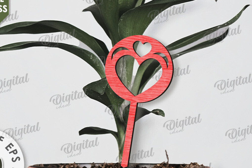 Σετ των 2 Intra απο ξύλο plywood 3mm-4mm πάχος – Κοπή με λέιζερ για την Ημέρα του Αγίου Βαλεντίνου Δίασταση  20x20 cm INTRAFABR-110382029