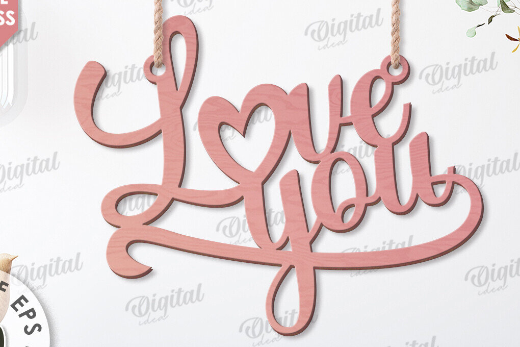 Σετ των 2 Intra απο ξύλο plywood 3mm-4mm πάχος – Αποσπάσματα για την Ημέρα του Αγίου Βαλεντίνου Αποκοπή με λέιζερ Δίασταση  20x20 cm INTRAFABR-113331641