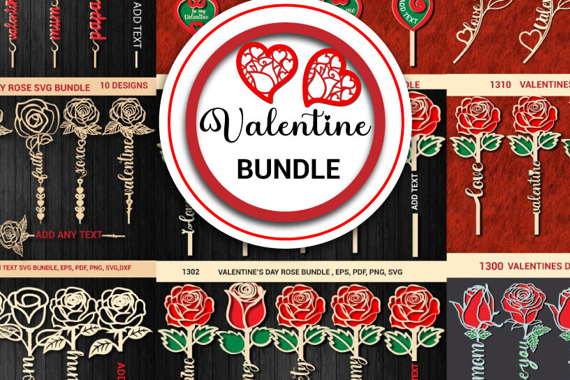 Σετ των 2 Intra απο ξύλο plywood 3mm-4mm πάχος – Βαλεντίνου Rose Stick Cut 1330 Δίασταση  20x20 cm INTRAFABR-114865080