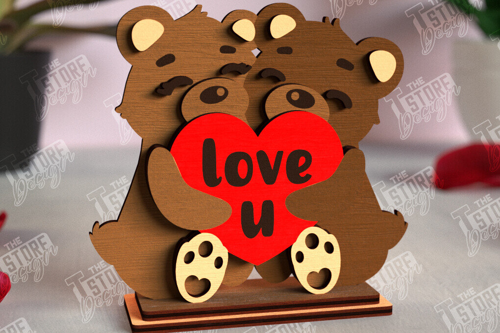 Σετ των 2 Intra απο ξύλο plywood 3mm-4mm πάχος – Βαλεντίνου Ράφια Sitters | Αρχείο CNC Δίασταση  20x20 cm INTRAFABR-110277293