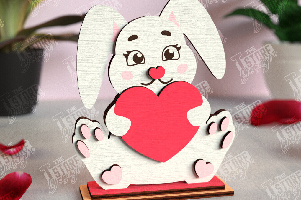 Σετ των 2 Intra απο ξύλο plywood 3mm-4mm πάχος – Βαλεντίνου Ράφια Sitters | Αρχείο CNC Δίασταση  20x20 cm INTRAFABR-110277309