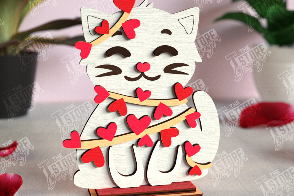 Σετ των 2 Intra απο ξύλο plywood 3mm-4mm πάχος – Βαλεντίνου Ράφια Sitters | Αρχείο CNC Δίασταση  20x20 cm INTRAFABR-110277363