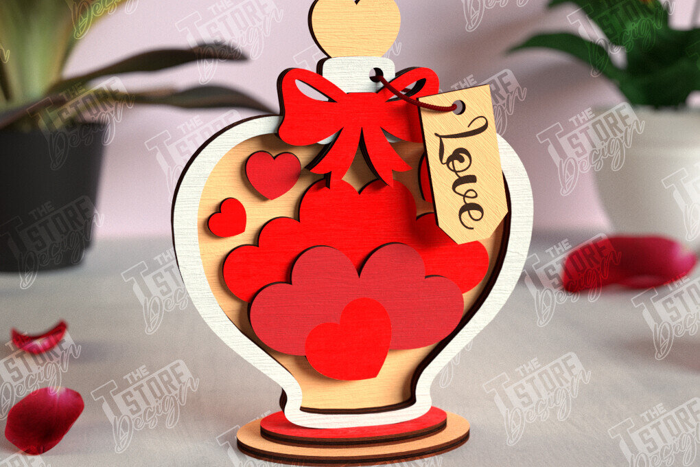 Σετ των 2 Intra απο ξύλο plywood 3mm-4mm πάχος – Βαλεντίνου Ράφια Sitters | Αρχείο CNC Δίασταση  20x20 cm INTRAFABR-110277531