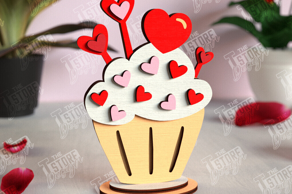 Σετ των 2 Intra απο ξύλο plywood 3mm-4mm πάχος – Βαλεντίνου Ράφια Sitters | Αρχείο CNC Δίασταση  20x20 cm INTRAFABR-110277539