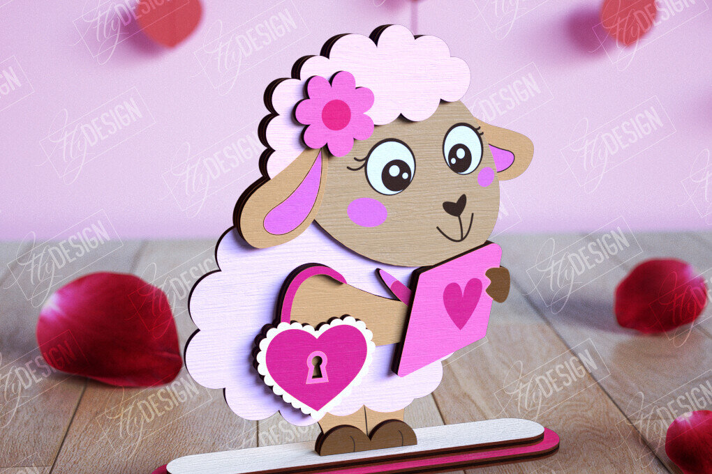 Σετ των 2 Intra απο ξύλο plywood 3mm-4mm πάχος – Βαλεντίνου Ράφια Sitters | Αρχείο CNC Δίασταση  20x20 cm INTRAFABR-110119843