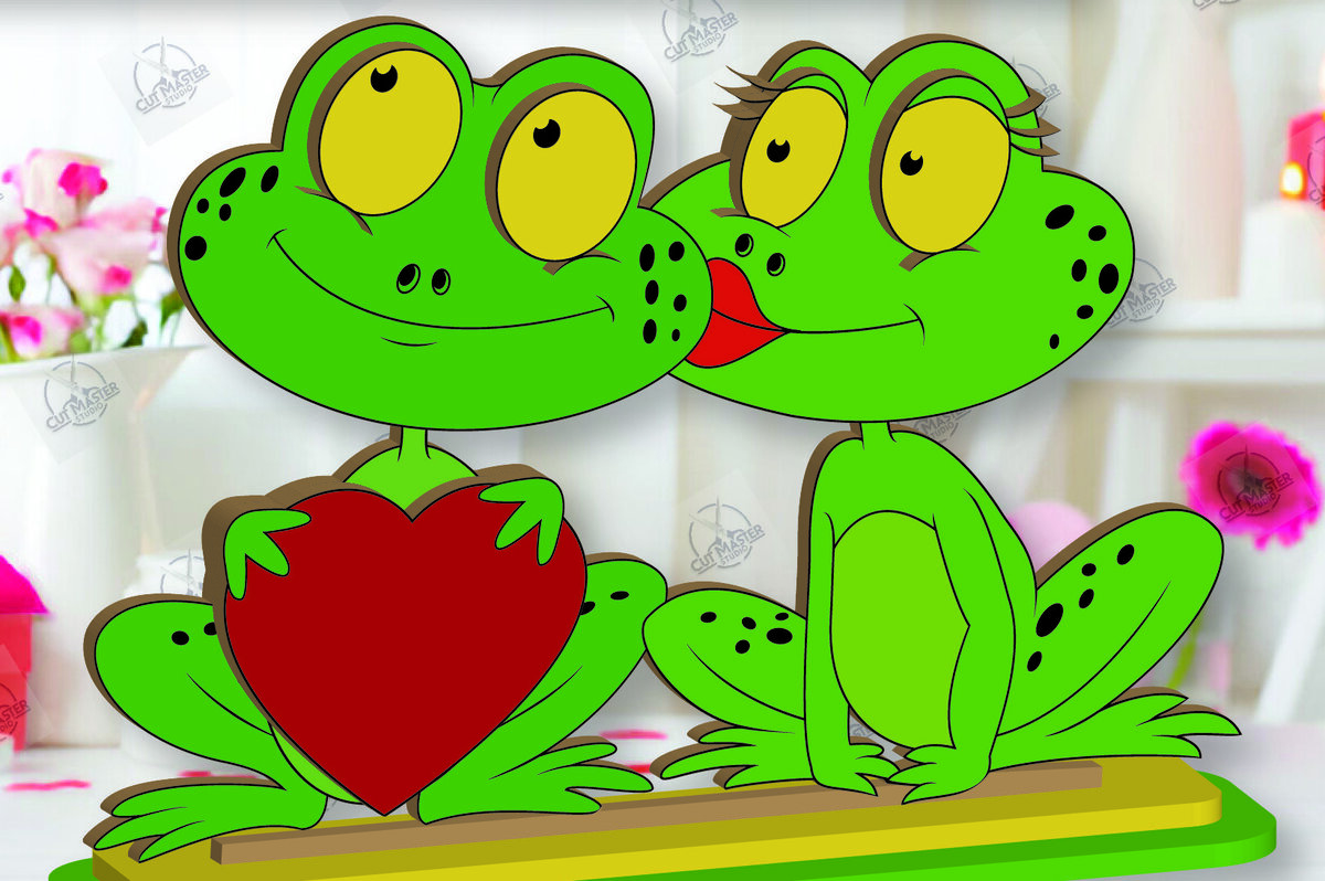 Σετ των 2 Intra απο ξύλο plywood 3mm-4mm πάχος – Ημέρα του Αγίου Βαλεντίνου ράφι Sitters Cut Laser Δίασταση  20x20 cm INTRAFABR-113392076