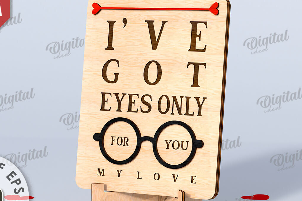 Σετ των 2 Intra απο ξύλο plywood 3mm-4mm πάχος – Διακόσμηση σταντ για την ημέρα του Αγίου Βαλεντίνου Κόψιμο με λέιζερ Δίασταση  20x20 cm INTRAFABR-114872449